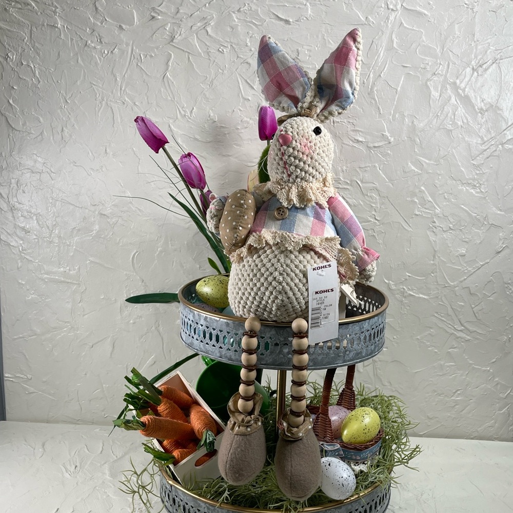 *NWT Bunny Plush Shelf Sitter